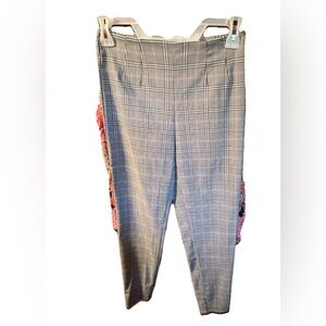 Time and Tru Women's Black and White Checkered Pants